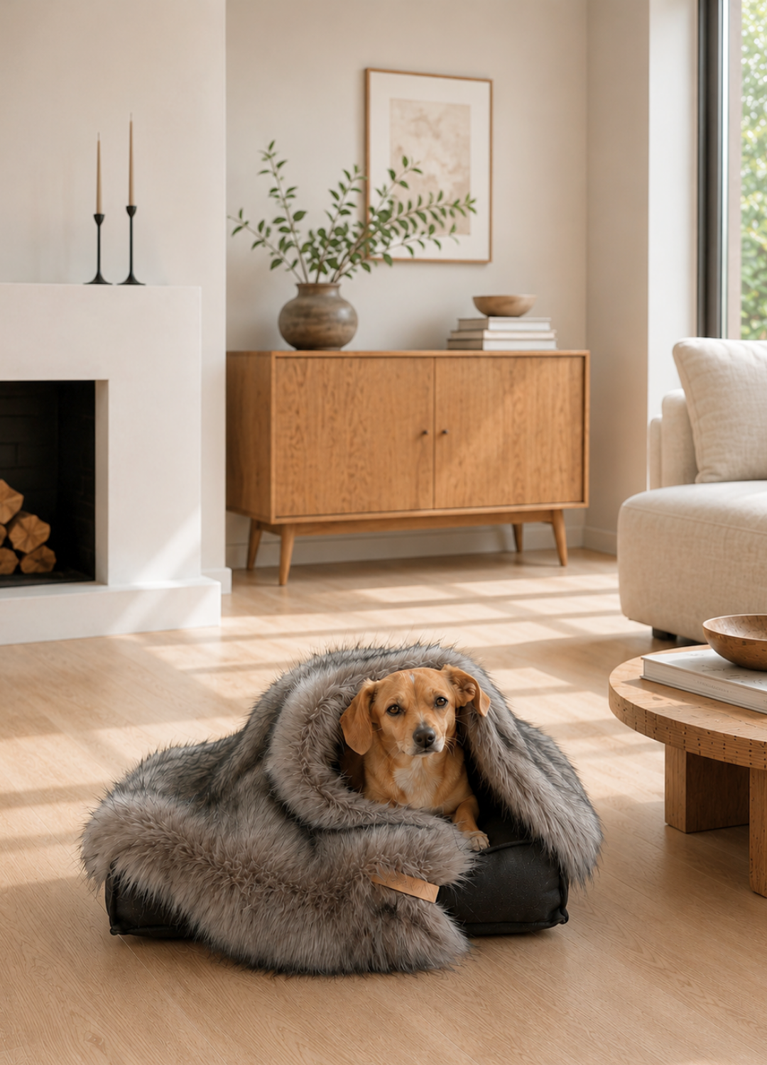 Föra Faux Fur Dog Blanket