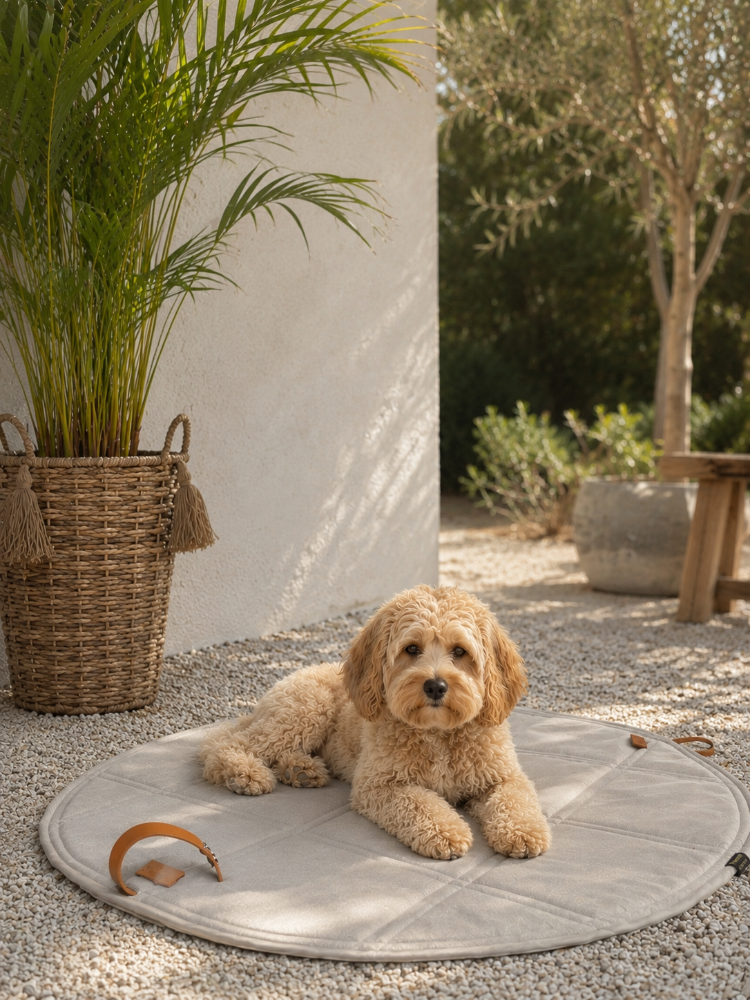 Okka Round Dog Travel Mat