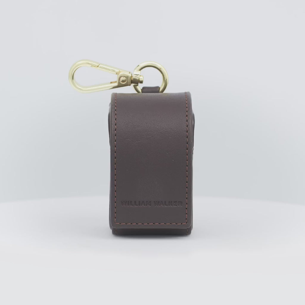 Leather Poop Bag Holder